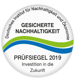 Zertifiziert durch das Deutsche Institut für Nachhaltigkeit
